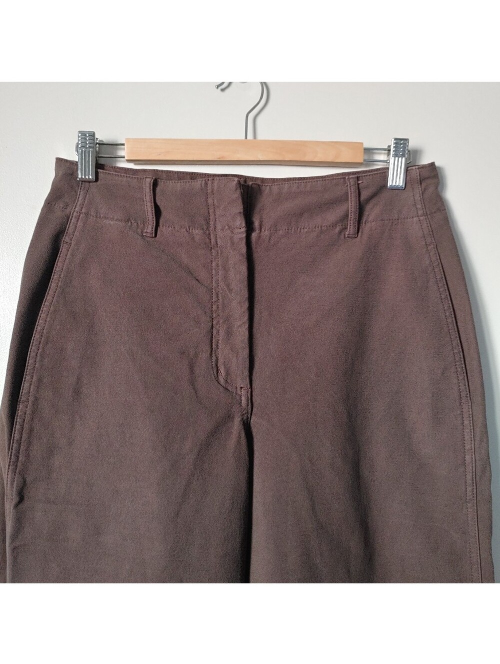 Aritzia Wilfred Ascendant Pant High Rise Utility Wide Leg Size 8 Brown - Picture 10 of 16